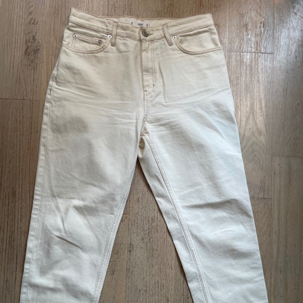 Mango High Rise Mom Jeans